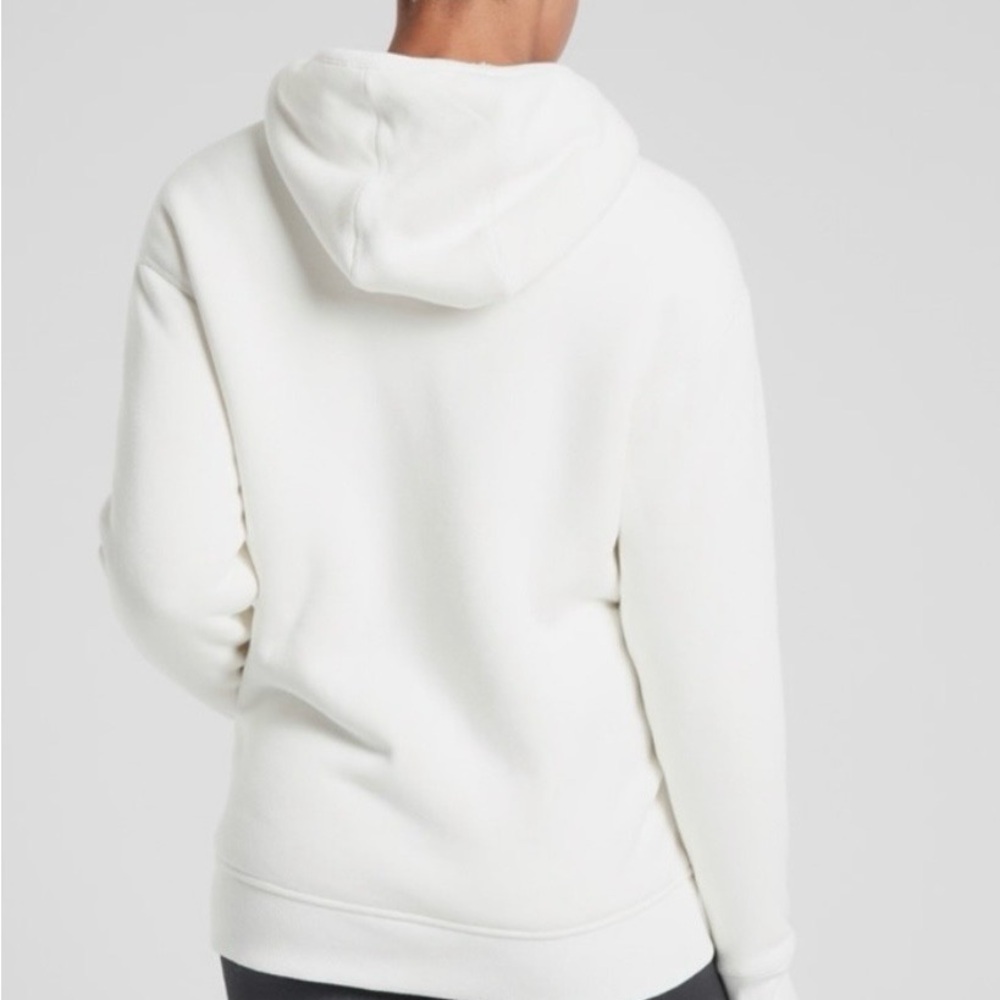 Athleta Cream/White Sherpa Hoodie - Picture 4 of 7